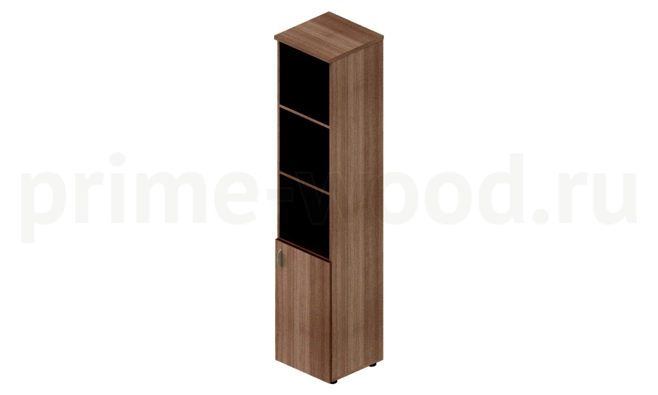 Шкаф комбинированный узкий Агат 40x40x191 - фото 3