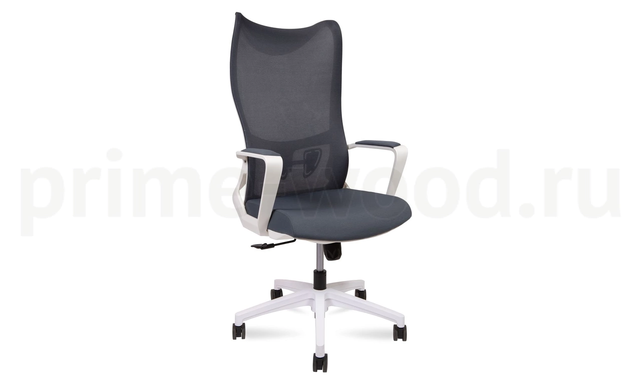 Кресло для руководителя Wave white AM3-H(white) - фото 0