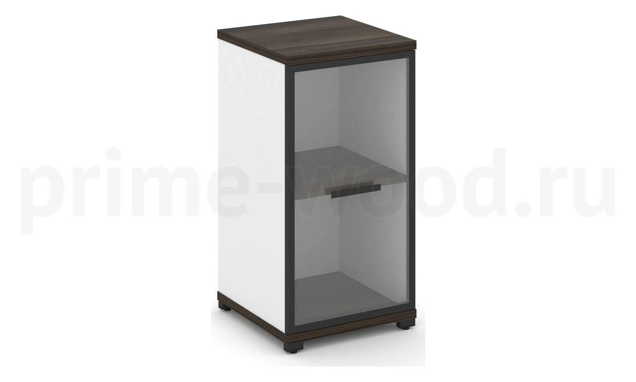 Шкаф одна узкая секция, 2 ниши CN.STU-213 RP B/W - фото 0