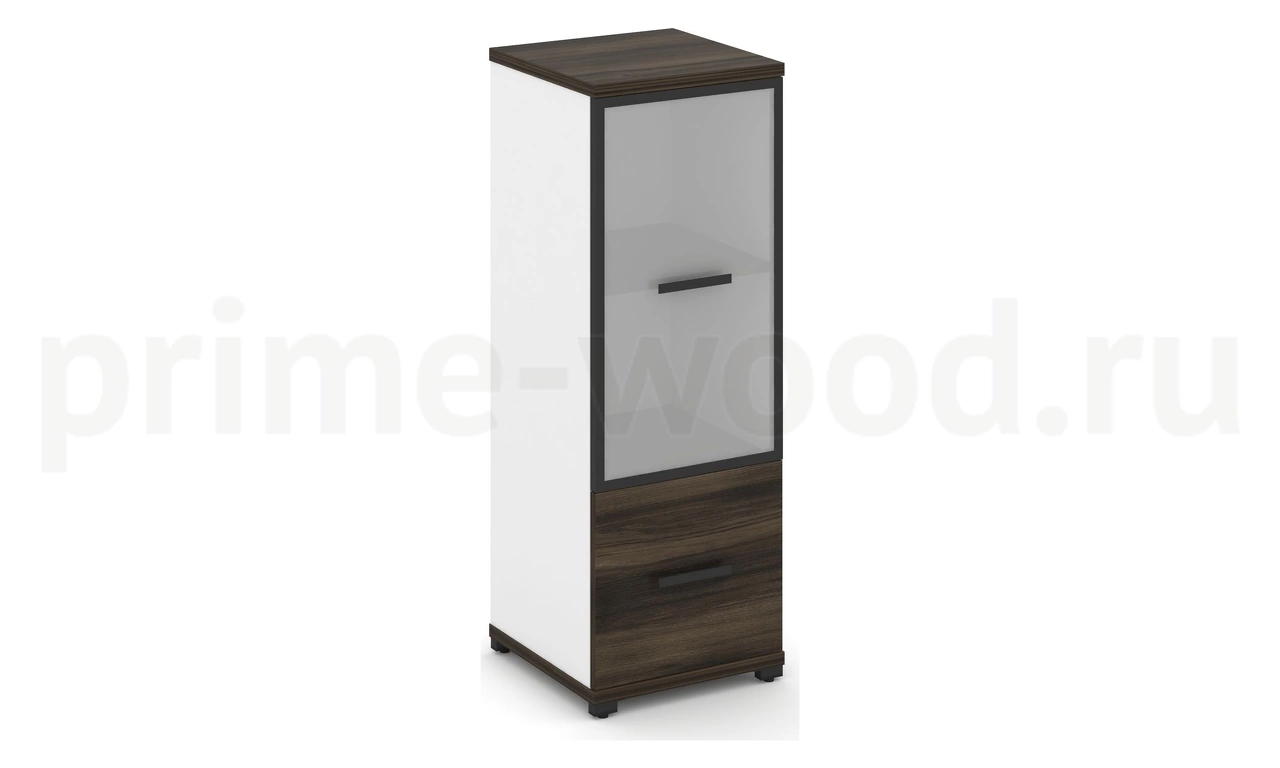 Шкаф одна узкая секция, 3 ниши CN.STU-312 RM B/W - фото 0