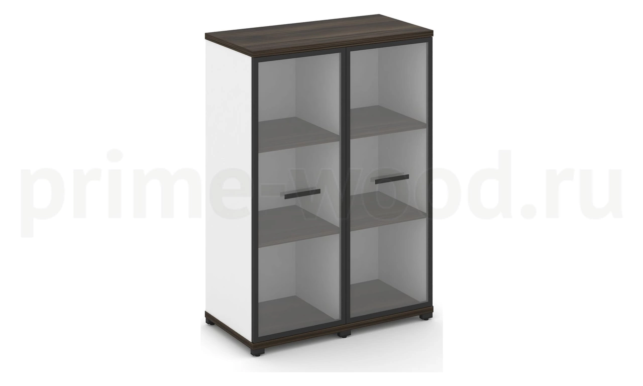 Шкаф две узкие секции, 3 ниши CN.STU-326 RP B/W - фото 0