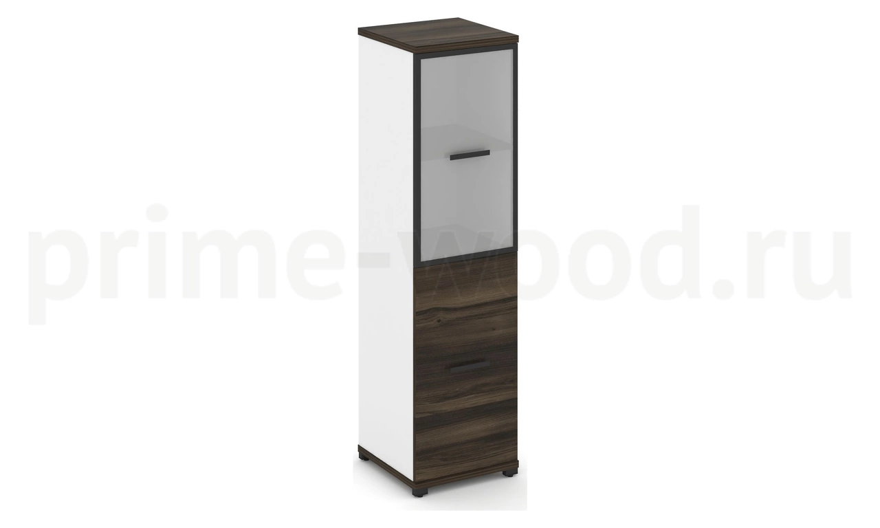 Шкаф одна узкая секция, 4 ниши CN.STU-412 RM B/W - фото 0