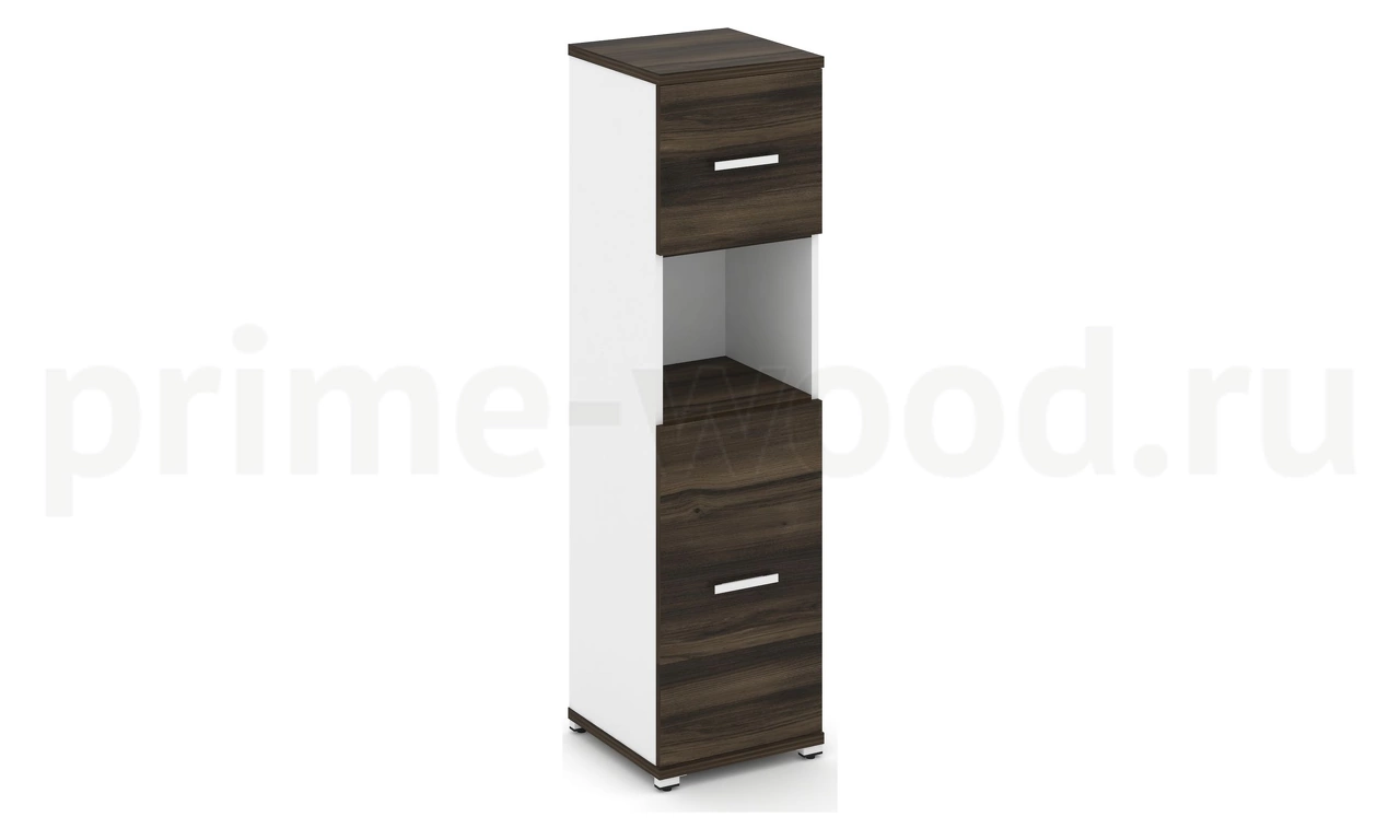 Шкаф одна узкая секция, 4 ниши CN.STU-415 B/W - фото 5