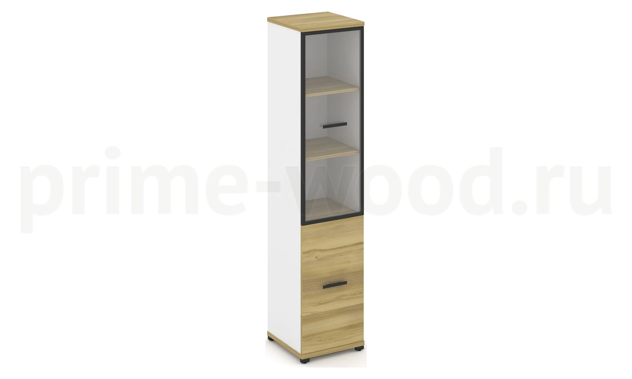 Шкаф одна узкая секция, 5 ниш (Эко) CN.STU.E-512 RP B/W - фото 1