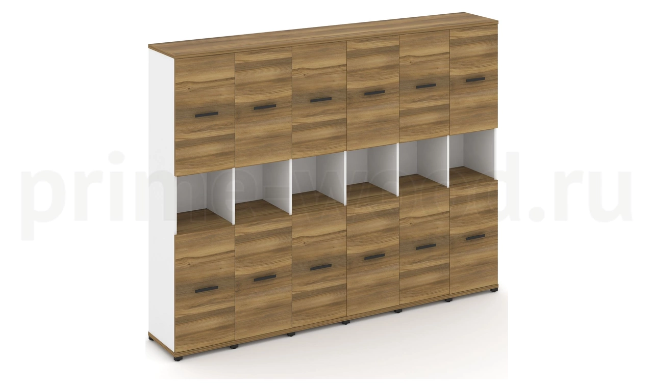 Шкаф шесть узких секций, 5 ниш CN.STU-563 B/W - фото 3