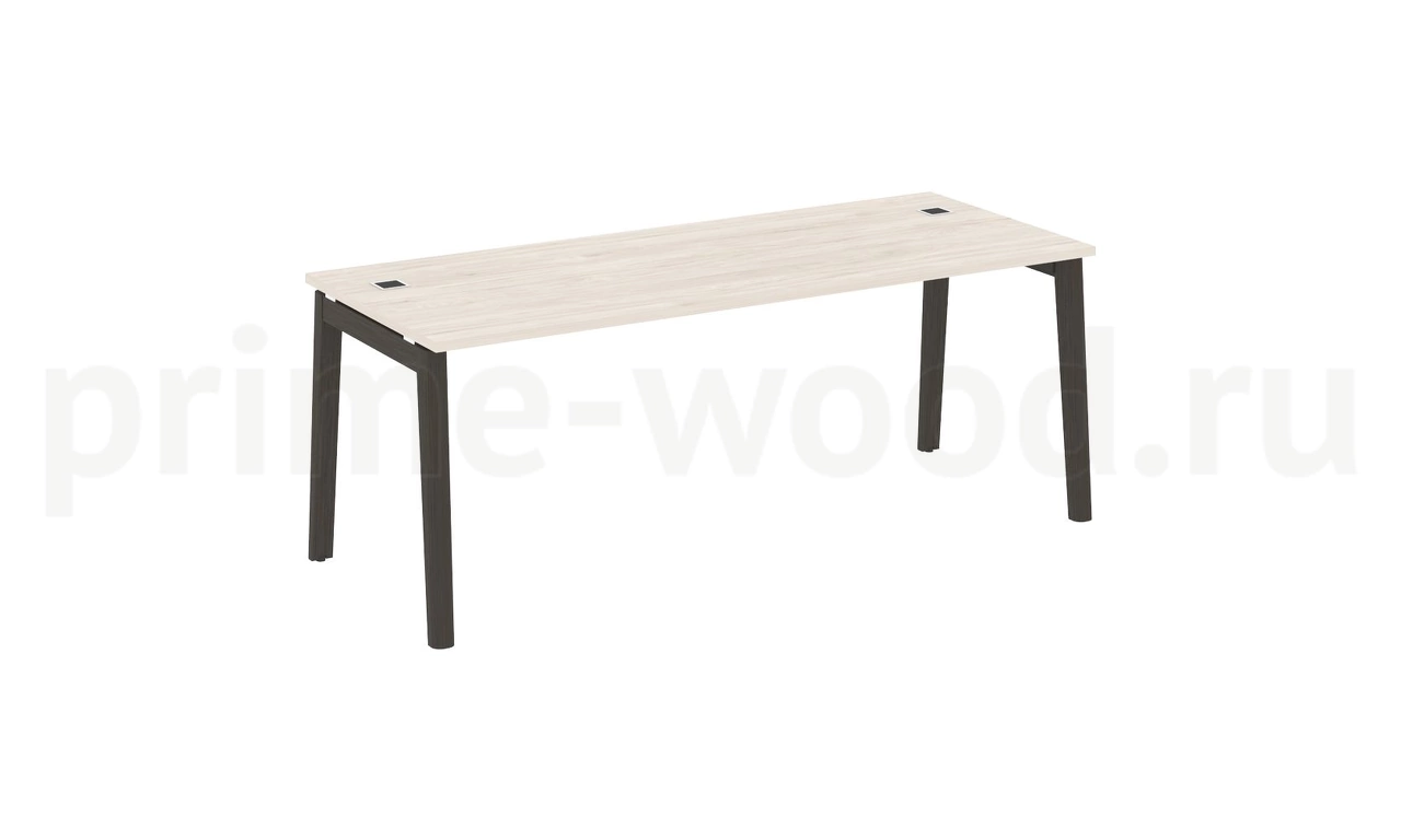 Стол рабочий руководителя, опоры - массив дерева ONIX WOOD DIRECT 198x80x75 - фото 4