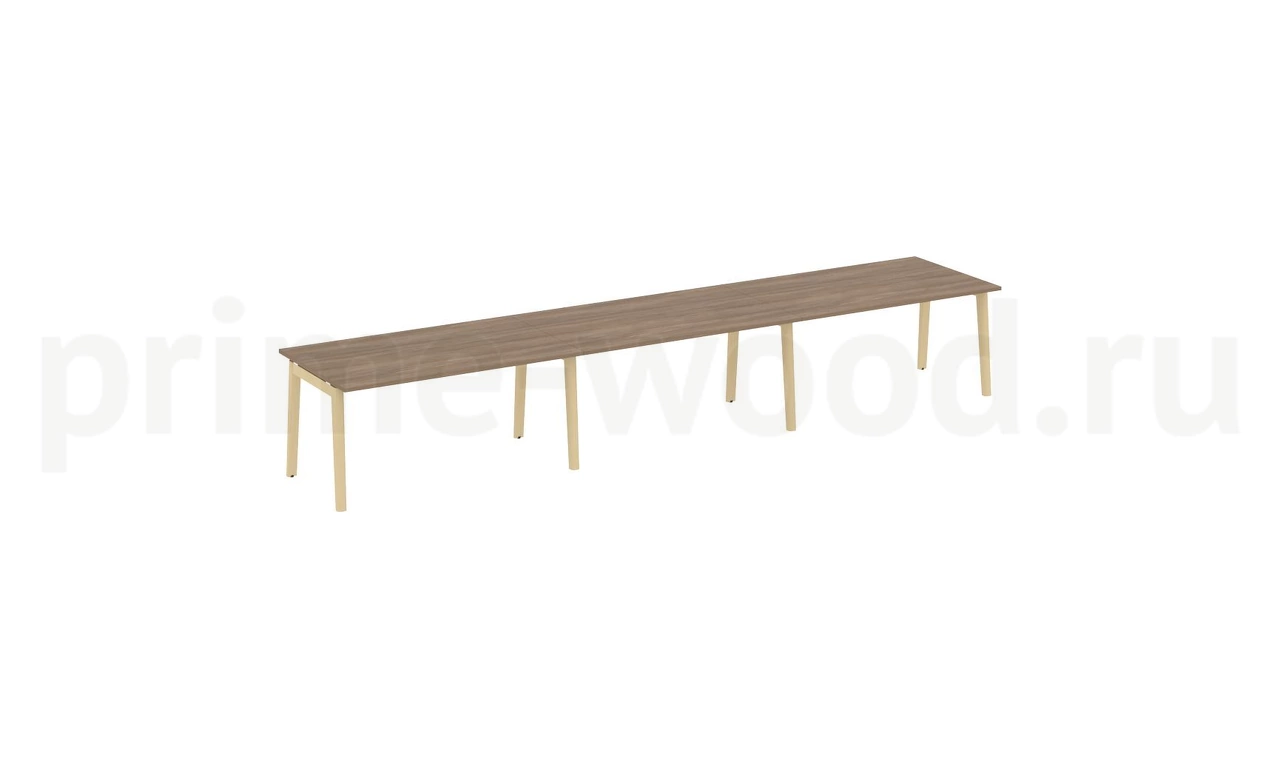 Стол переговорный (3 столешницы), опоры - массив дерева ONIX WOOD 474x98x75 - фото 3