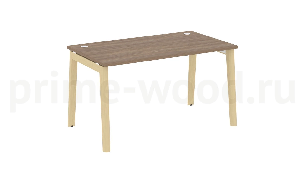 Стол письменный, опоры - массив дерева ONIX WOOD 138x80x75 - фото 3