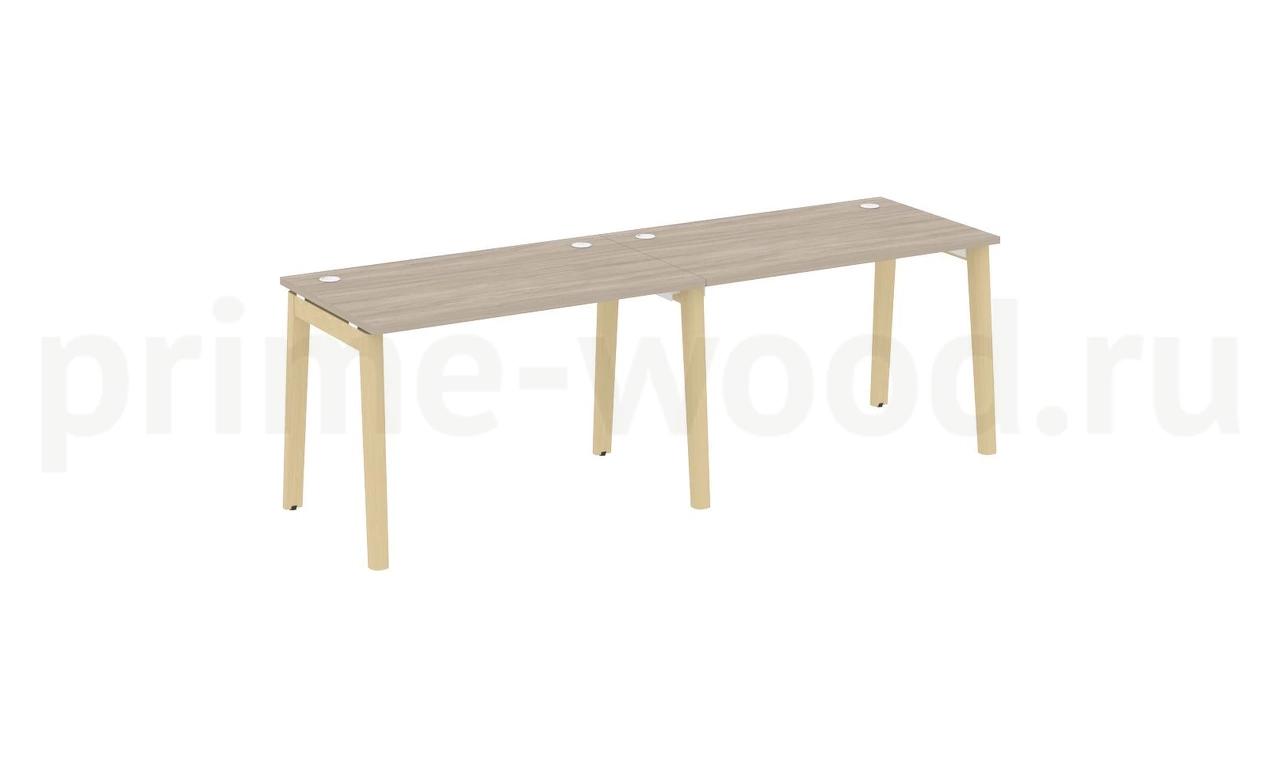 Рабочая станция, опоры - массив дерева ONIX WOOD 236x72x75 - фото 1