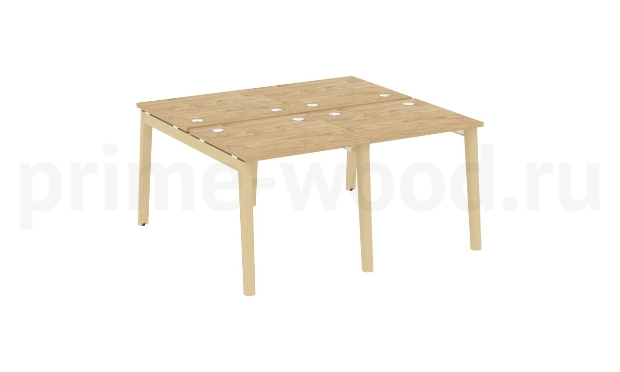 Рабочая станция, опоры - массив дерева ONIX WOOD 156x148x75 - фото 9