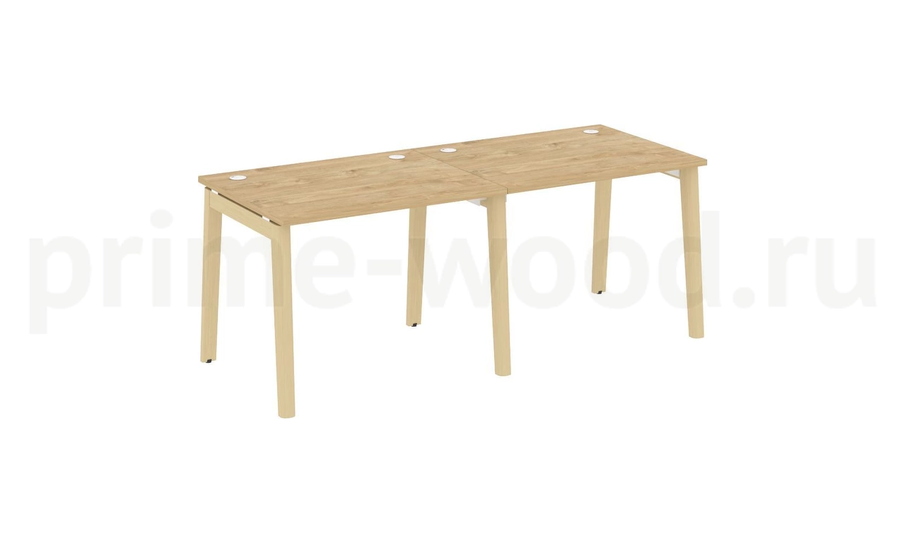Рабочая станция, опоры - массив дерева ONIX WOOD 196x80x75 - фото 9
