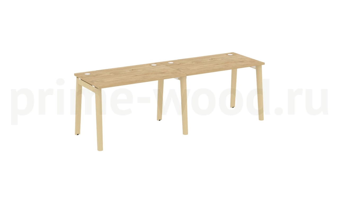 Рабочая станция, опоры - массив дерева ONIX WOOD 236x72x75 - фото 9